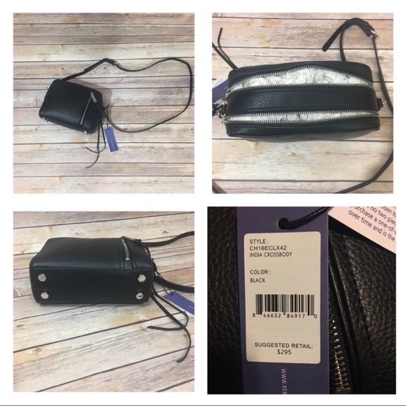 NWT Rebecca Minkoff India Crossbody - Black - Picture 6 of 8